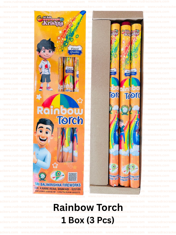 Rainbow Torch Pencil